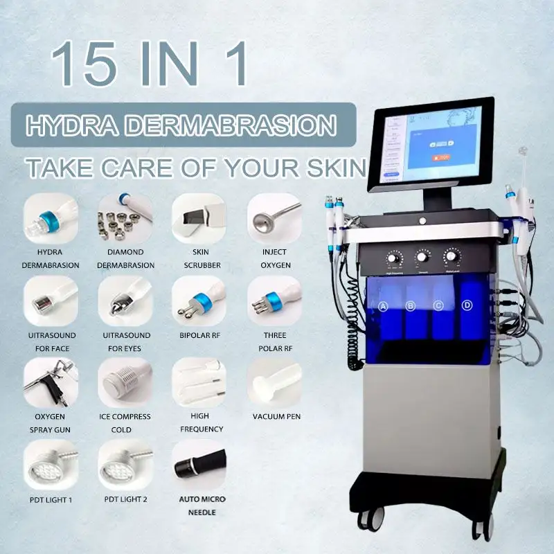 Hydrafacy Más popular Hydra H2o2 Hydrafacy Facial 14 en 1 Tratamiento DE LA PIEL Hydraface Machine