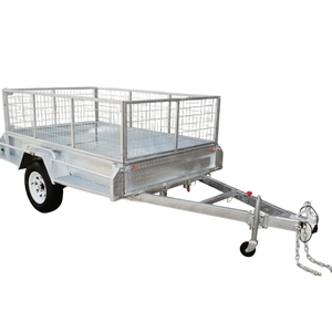 1T/1.5T/2T/3T/3.5T/4T/5T/6T/7T rimorchio galvanizzato della scatola di inclinazione del rimorchio con la gabbia - Product Image 2