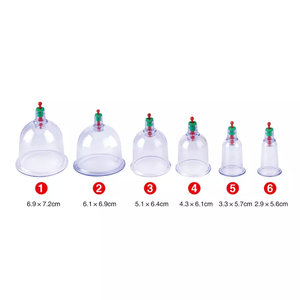 Penyedot kuat terapi vakum bekam grosir B1 sampai B6 ukuran PS bahan ventsas bekam terapi cangkir pesan untuk Hijama - Product Image 2