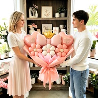 Offre Spéciale : Ensemble de 7 Ballons Thème Marguerite, Couronne et Nœud, Idéal pour Anniversaire, Mariage, Noël, Halloween