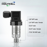 Transmetteur de pression industriel en acier inoxydable 304 Holykell pour le contrôle des pompes et la surveillance des compresseurs d'air
