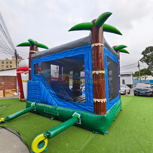 5 in 1 tropical breeze combo <b>inflatable</b> bounce house slide with pool castillo hinchable - Product Image 4