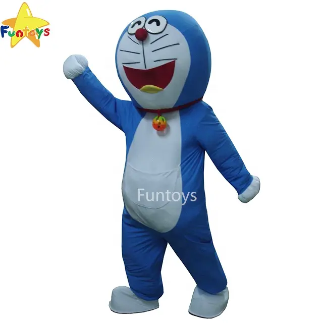 Funtoys CE al aire libre para adultos Doraemon gato mascota disfraz vestido feliz Halloween