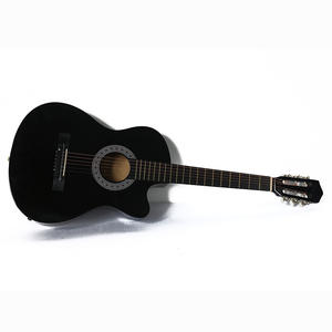 <span class=keywords><strong>Guitarra</strong></span> Electroacústica de 38 Pulgadas para Principiantes, con <span class=keywords><strong>Cuerdas</strong></span> de Acero y Cuerpo de Madera, con Cutaway - Product Image 5