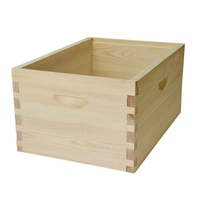 Cajas de colmena Langstroth de madera de 8/10 cuadros, sin montar, para cría profunda de abejas