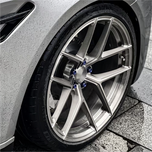 Zw Giả Mạo Chrome Bạc Lõm Hợp Kim Racing Car Bánh Xe 18 19 20 21 22 Inch Cho BMW M3 M4 M5 Mercedes Audi RS 5x112 5x120 Vành - Product Image 1