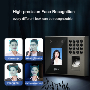 Sinh trắc học đọc dấu vân tay thời gian đồng hồ trường văn phòng sử dụng ngón tay in máy chấm công với Nhận dạng khuôn mặt - Product Image 2