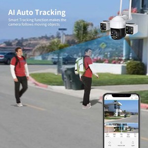 Cámara IP WiFi para Exteriores 6K 12MP con Tres Lentes, Vista Panorámica, PTZ, <span class=keywords><strong>Seguimiento</strong></span> IA Yoosee, Cámara de Seguridad HD CCTV, Cámara de Vigilancia en Red - Product Image 2