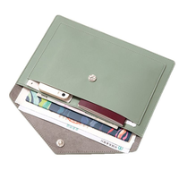 Porte-documents en cuir PU sac d'ordinateur housse pour ordinateur portable avec organisateur de fichiers enveloppe étui pour reçu contrat stockage de documents