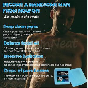 สบู่สมุนไพรธรรมชาติทำมือ 100 กรัม ปรับแต่งได้ด้วยการพิมพ์ซิลค์สกรีน ทำความสะอาดล้ำลึก สำหรับผิวหน้าและผิวกาย รับผลิตแบรนด์ส่วนตัว กลิ่นโคโลญจน์ มิเนอรัล - Product Image 5