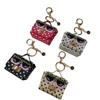 Nouvelle conception transfrontalière tendance, mini sac à pois en PVC ultra-léger J-robot, porte-clés, porte-monnaie, étui pour écouteurs
