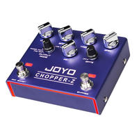 Pédale d'effet de distorsion à gain élevé JOYO R-18, égaliseur 3 bandes, Noise Gate CHOPPER-Z, simulation d'amplificateur de son métallique en aluminium