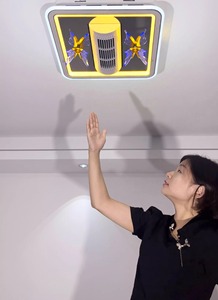 Factory Living Room <strong>Remote</strong> <strong>Control</strong> Dc Modern Square LED Dimming Bladeless <strong>Ceiling</strong> <strong>Fan</strong> With Light - Product Image 4