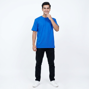 Camiseta de Algodón para Hombre al por Mayor, con Logotipo Personalizado, Ajustada, Lisa, a Bajo Precio, de Fabricantes - Product Image 1