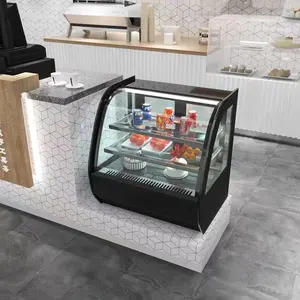Cupcake exibição refrigerador, balcão de refrigeração, exibição superior de bolo, sanduíche, refrigerador
