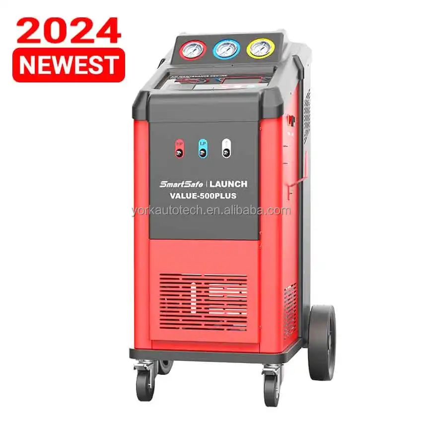 Smartsafe mesin pemulihan Refrigerant Gas otomotif A/C, mesin pemulihan Refrigerant stasiun layanan 500PLUS R1234yf