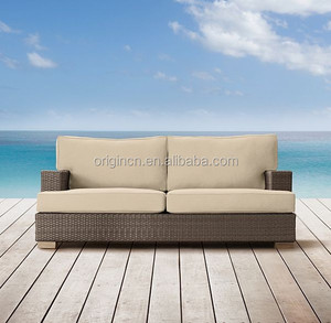 Canapé modulaire en rotin moderne pour la maison européenne avec siège personnalisé et table basse, mobilier d'extérieur pour jardin, Philippines - Product Image 3