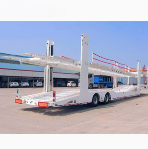 Remorque de transport de voitures à suspension pneumatique à 2 essieux, norme européenne, capacité 6/8/10 voitures, à <span class=keywords><strong>vendre</strong></span> - Product Image 3