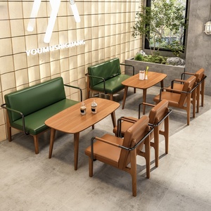 Sillas de Comedor con Respaldo Confortable, Estructura de Madera Maciza, Silla de Café para Pizzerías y Restaurantes de Comida Rápida - Product Image 4