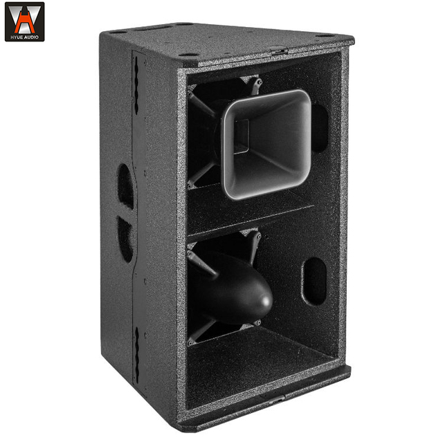 High Performance Sound System T24 Dual 12 Inch 2 Way Array Passive Speaker Pa System Audio for Karaoke Party Stage