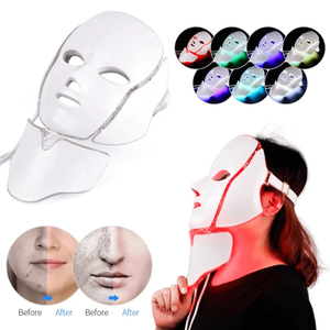 <span class=keywords><strong>Meilleur</strong></span> prix, appareil facial LED 7 couleurs, blanchiment de la peau, éliminateur de rides du <span class=keywords><strong>visage</strong></span> et du cou, soin du <span class=keywords><strong>visage</strong></span> LED - Product Image 1