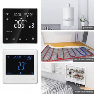 Cabezal de termostato inteligente con controlador de temperatura <span class=keywords><strong>digital</strong></span> WiFi con calefacción flexible para uso en hoteles y apartamentos - Product Image 5