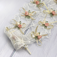 Nouveau type de ruban en dentelle en maille fait main DIY, motif papillon et fleur de mariage, pour la confection de vêtements, de textiles de maison et la décoration, vente en gros