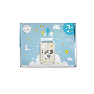 Cartón azul Tuck Top mail <span class=keywords><strong>Box</strong></span> embalaje ropa Cajas de Regalo plegable cinco tres siete capas con logotipo - Product Image 5