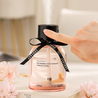 500ml Diffuser Minyak Esensial Alami untuk Dekorasi Rumah dengan Tombol Otomatis, Set Hadiah Aromaterapi Pewangi Ruangan untuk Ruang Tamu dan Kantor