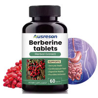 Comprimés de chlorhydrate de berbérine pure naturelle 1000 mg avec racine de cannelle de Ceylan – Compléments alimentaires pour la perte de poids – Pilules de berbérine