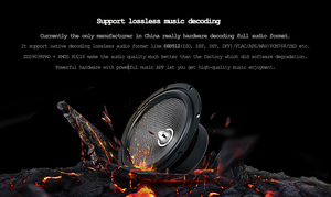 Máy Nghe Nhạc Âm Thanh Độ Phân Giải Cao Màu Đen Trực Tiếp Từ Nhà Máy Và DAC Tích Hợp Với Bộ Phát Nhạc Mạng Màn Hình Cảm Ứng Cho Rạp Chiếu Phim Tại Nhà - Product Image 6