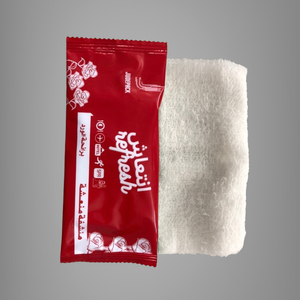 OEM Factory Bulk Cotton Wet Wipes Hand <b>Towel</b> Single Pack Individually <b>Wrapped</b> for Hotel Airline Restaurant Use - Product Image 1