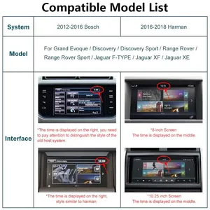 ממשק וידאו carplay עבור נבל Bosch larman 8 אינץ 'ראש יחידת מסך iphone משקוף מסך מגע infotainment - Product Image 3