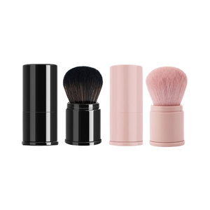 <span class=keywords><strong>Pinceau</strong></span> de <span class=keywords><strong>maquillage</strong></span> angulaire rechargeable à manche en plastique pour le corps, idéal pour la poudre libre, le fond de teint minéral et la poudre compacte - Product Image 1