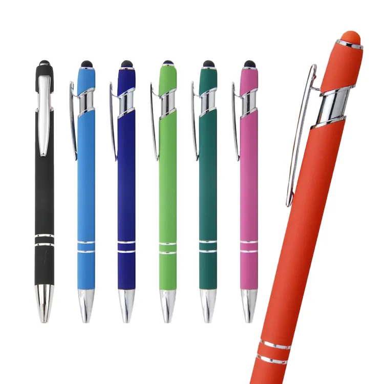 Hot Sell luxury businesses and individuals 10 color plastic ballpoint pen manufacturer