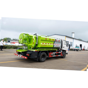 Hydraulic Drive Sewage Suction Truck 8 Cubic High Pressure Sewer Dredging Dual-purpose Septic Truck - Product Image 2
