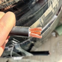 Fil de cuivre triphasé 4x16mm H05VV-F H05VV-K Câble de charge d'alimentation toronné flexible en PVC Fils et câbles électriques plats