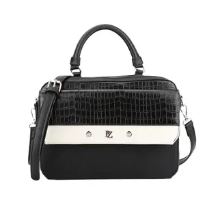 6528 Bolso de marca al por mujer Best selling items new fashion black crocodile women leather handbag