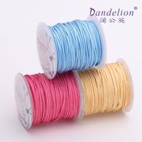 Cordon en nylon épais de 1,5 mm, cordon pour perles, accessoires de bijoux, bracelet, collier, matériel, 111 couleurs