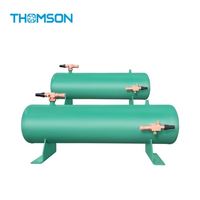 Unité de refroidissement Utiliser le récepteur liquide 35L Récepteur de réfrigérant de type horizontal pour 30 unités de condensation