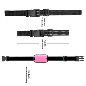 Dispositivo antiladridos Petmartop para perros con sonido y vibración, collar de entrenamiento automático, correa de nailon negra de 7 a 21 pulgadas - Product Image 2