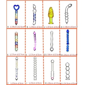La copa de cristal pene consolador punto g juguete del sexo para adultos anal la masturbación - Product Image 4