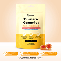 Complément Alimentaire Gommes au Curcuma Sabinsa Saveur Mangue et Complexe de Poivre Noir, Antioxydant Puissant pour le Bien-être Articulaire et Intestinal