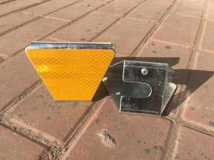 Trapezoidal barrera reflector de barandilla alta reflectante luces de autopista reflectores - Product Image 3