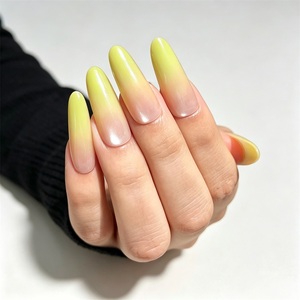 <span class=keywords><strong>Ongles</strong></span> à presser <span class=keywords><strong>en</strong></span> gel souple de luxe, longs, forme <span class=keywords><strong>amande</strong></span>, vert clair dégradé, effet œil de chat, faux <span class=keywords><strong>ongles</strong></span> réutilisables, 10 pièces, vente <span class=keywords><strong>en</strong></span> gros - Product Image 2