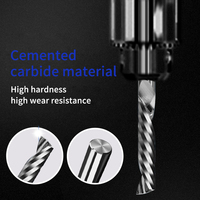 Fraise spirale JR111 à une cannelure personnalisée outils de coupe de mèches de routeur CNC 20mm fraises en carbure monobloc pour bois d'aluminium acrylique