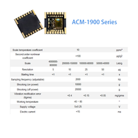 Acelerómetro MEMS de un solo eje de alta precisión Acm-1900, rango de ±2g~200g, salida digital SPI