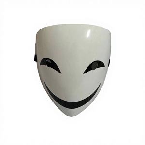 Máscara de Cosplay de Anime Black <span class=keywords><strong>Bullet</strong></span> <span class=keywords><strong>Kagetane</strong></span> Hiruko, Unisex, Burakku Buretto Smile, Máscara Facial Completa, Accesorios de Disfraces para Halloween - Product Image 1