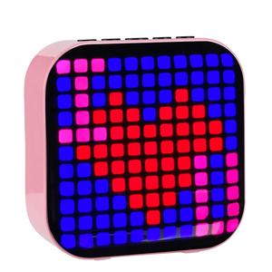MY683BT Altavoz <span class=keywords><strong>Y</strong></span> Bocinas Regalo Altavoz azul OOTH con pantalla Led para Diy Pixel Art Creation Mini altavoz inalámbrico portátil - Product Image 5