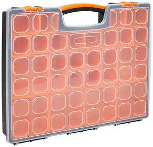 China Supplier Manufacture Small Parts Organizer 22 Compartments Storage Bins Box Tool Storage Plastic Case